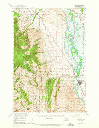 Townsend 1950 topographic map preview