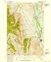 Townsend 1950 topographic map thumbnail