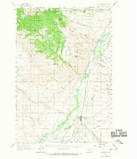 Twin Bridges 1960 topographic map thumbnail