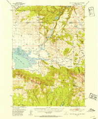 Upper Red Rock Lake 1950 topographic map thumbnail