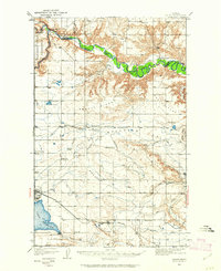 Valier 1934 topographic map thumbnail