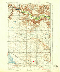 Valier 1937 topographic map thumbnail