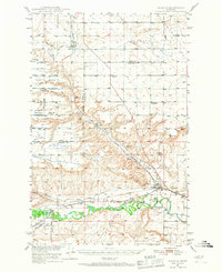 Vaughn 1949 topographic map thumbnail