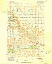 Vaughn 1952 topographic map thumbnail