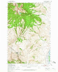 Virginia City 1950 topographic map thumbnail