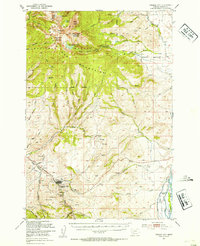 Virginia City 1950 topographic map thumbnail