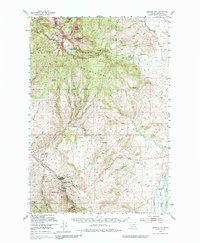 Virginia City 1950 topographic map thumbnail