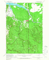 West Yellowstone 1958 topographic map thumbnail