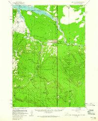 West Yellowstone 1958 topographic map thumbnail