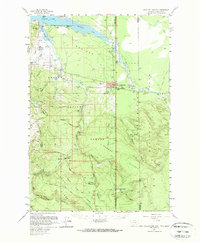 West Yellowstone 1958 topographic map thumbnail