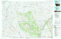 Bridger 1989 topographic map thumbnail