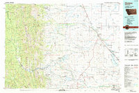 Choteau 1984 topographic map thumbnail