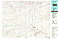 Cut Bank 1984 topographic map thumbnail