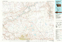 Fort Benton 1984 topographic map thumbnail