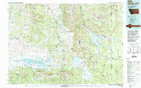 Hebgen Lake topographic map thumbnail