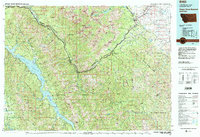 Hungry Horse Reservoir topographic map thumbnail
