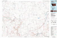 Lonesome Lake 1984 topographic map thumbnail