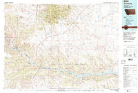 Zortman 1984 topographic map thumbnail