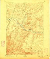 Big Timber 1893 topographic map thumbnail
