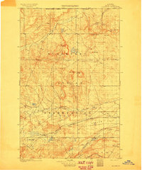 Blackfoot 1911 topographic map thumbnail