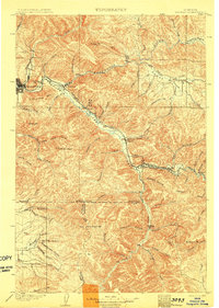 Bonner 1903 topographic map thumbnail