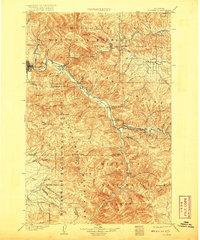 Bonner 1903 topographic map thumbnail