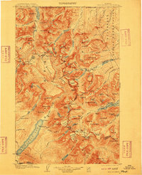 Chief Mountain 1904 topographic map thumbnail