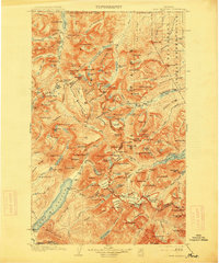 Chief Mountain 1904 topographic map thumbnail