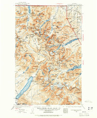 Chief Mountain 1938 topographic map thumbnail