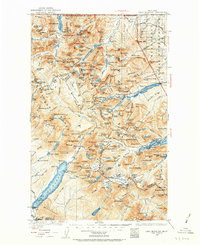 Chief Mountain 1938 topographic map thumbnail