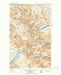 Chief Mountain 1938 topographic map thumbnail