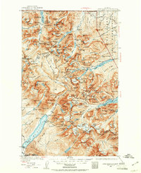 Chief Mountain 1938 topographic map thumbnail