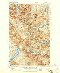 Chief Mountain 1938 topographic map thumbnail