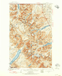 Chief Mountain 1938 topographic map thumbnail
