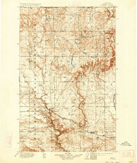 Cut Bank 1912 topographic map thumbnail