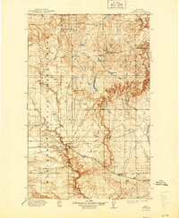 Cut Bank 1912 topographic map thumbnail