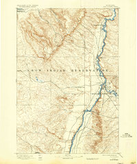 Fort Custer 1894 topographic map thumbnail