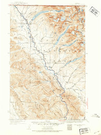 Kintla Lakes topographic map thumbnail