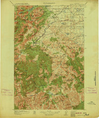 Marias Pass 1913 topographic map thumbnail