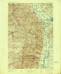 Missoula 1912 topographic map thumbnail