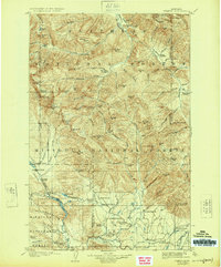 Ovando 1905 topographic map thumbnail