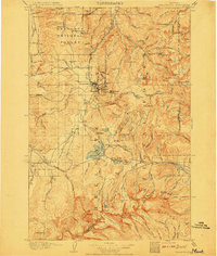 Philipsburg 1908 topographic map thumbnail