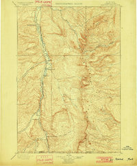 Rosebud 1901 topographic map thumbnail