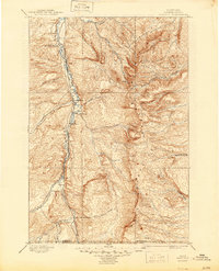 Rosebud 1901 topographic map thumbnail