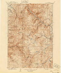 Sapphire 1909 topographic map thumbnail