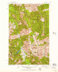 Silvertip 1936 topographic map thumbnail