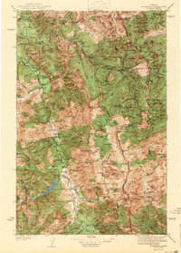 Silvertip 1942 topographic map thumbnail