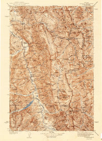 Silvertip 1942 topographic map thumbnail