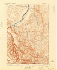 St. Xavier 1901 topographic map thumbnail