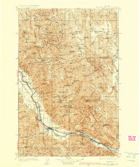 Thompson Falls 1937 topographic map thumbnail